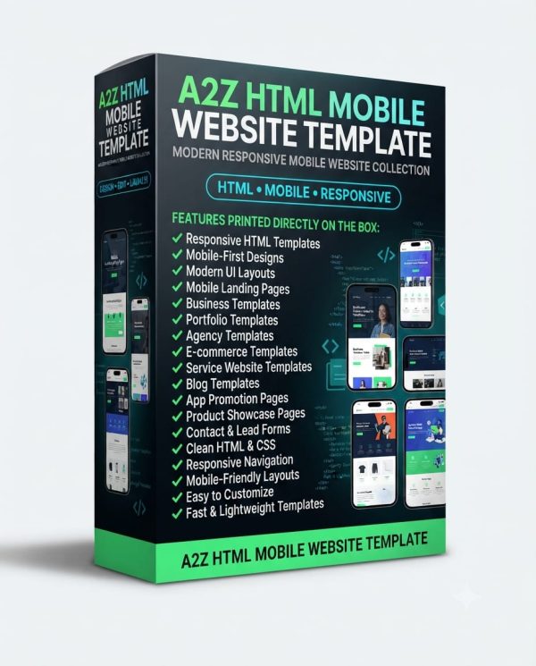 HTML Mobile Website Templates