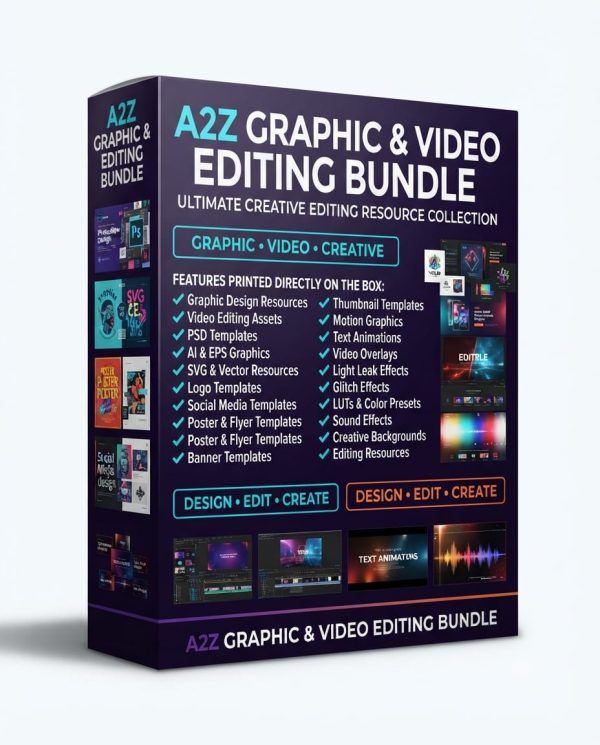 Graphic & Video Editing Bundle
