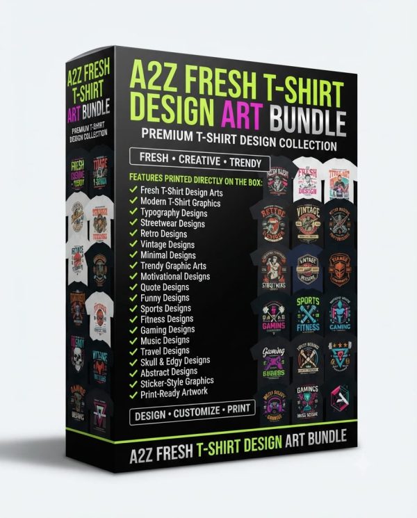 Fresh T-shirt Designs art bundle