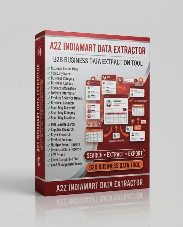 IndiaMart Data Extractor | B2B Supplier & Buyer Leads Tool